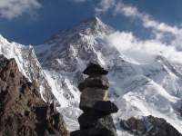 K2 zo základného tábora.