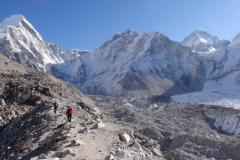 Ľadovec Khumbu a Everest Base Camp.