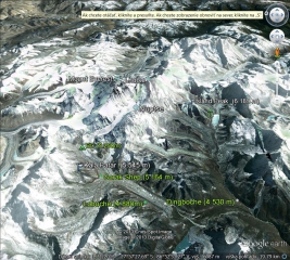 Mapa Lhotse BC