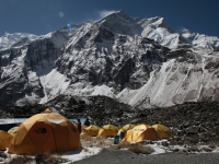 Annapurna zo základného tábora.