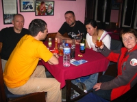 Peter, Piotrek, Zbyszek, Justyna a pani Anna.