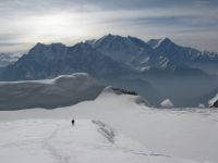 Nilgiri a Annapurna počas zostupu z C 2.