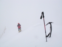 Posledné kroky na najvyšší bod Gasherbrumu II.