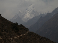 Ama Dablam (6 856 m) cestou do Tengboche.